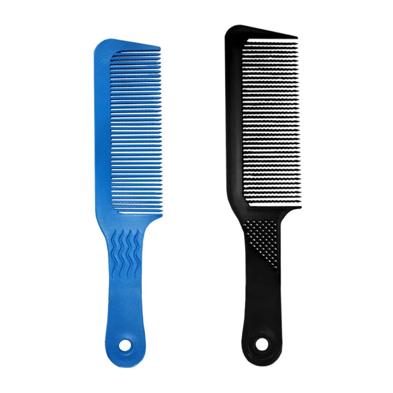 Salon-Grade Teasing Hair Comb - Rounded Wavy Teeth Barber Comb, Flat Top Styling Comb, Hairdressing Tool