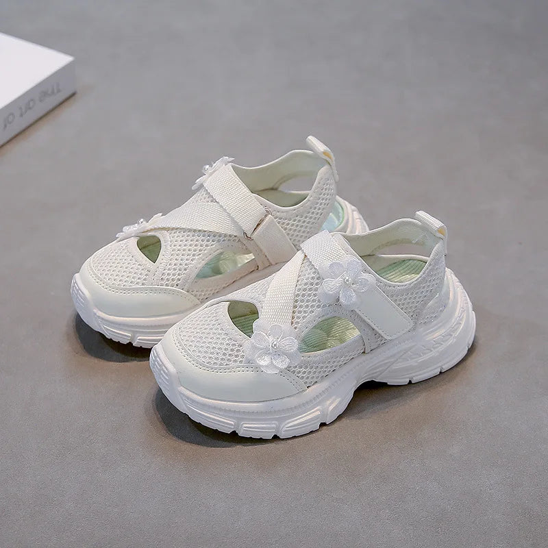 Summer Sandals New Fashion Simple Girls' Shoes Anti Slip Soft Comfort Beach Casual Shoe Breathable Versatile Simple Sports Shoes