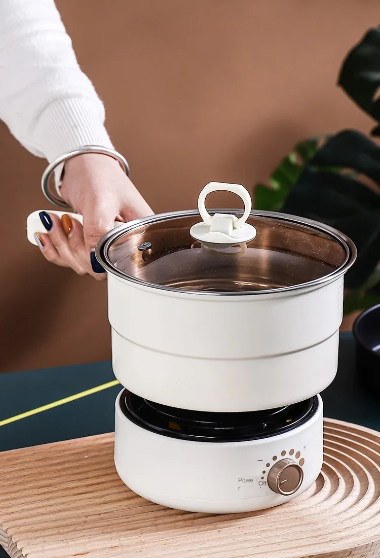 Electric Hot Pot Cooker Baby Porridge Multicooker Stew Heating Eggs Soup Pan Noodles Steamer Rice Cookers Cooking Pot EU Plug