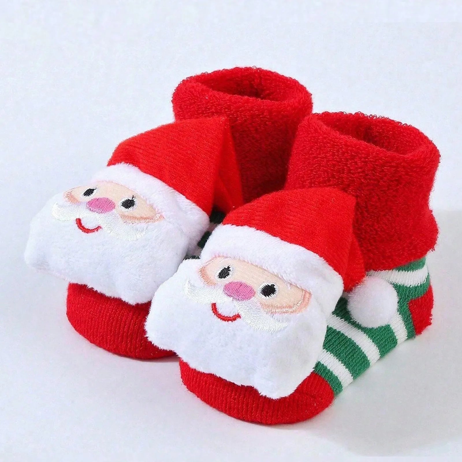 Kids Children's Socks for Girls Boys Non-slip Print Cotton Toddler Baby Christmas Socks for Newborns Infant Short Socks Clothing