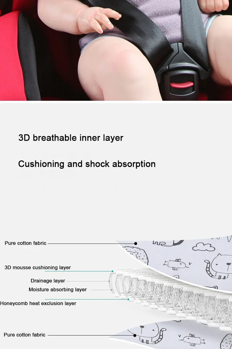 Toddler Sleep Positioner Baby Carseat Head Support Adjustable Infant Stroller Neck Relief Strap Pillow Fastening Belt Headrest