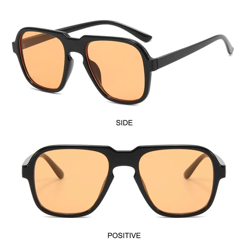 Beach Sunnies Sun Glasses Vintage Sunglasses For Women and Men Clear Ocean Gradient Lens Retro Shades Eyewear Summer Accessory