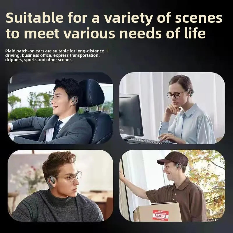 New Ear-hook Single Ear Buds Noise Cancelling Earphones for Running Comfortable Wireless Bluetooth Headset Dropshipping 2025