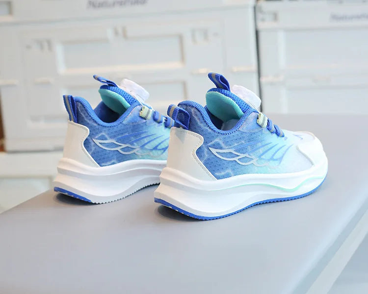 Tenis Child Shoe Casual Sneaker for Boy Kid Shoe for Girl Rotating Buttons Running Shoe for Girl Soft Sole Mesh Braeathable Shoe