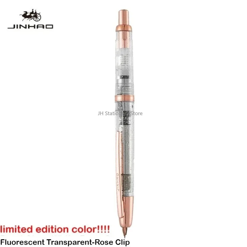 Burgundy Limited Edition!!! JINHAO 20 Press Fountain Pen Retractable Writing Ink Converter Office Supplies PK 10 A1 Stationery