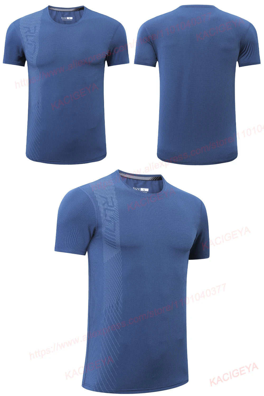 Gym Workout Tees Men Joggers Print Running Sportwear Bodybuilding Short Sleeves Mesh Quick Dry Breathable Training Shirts