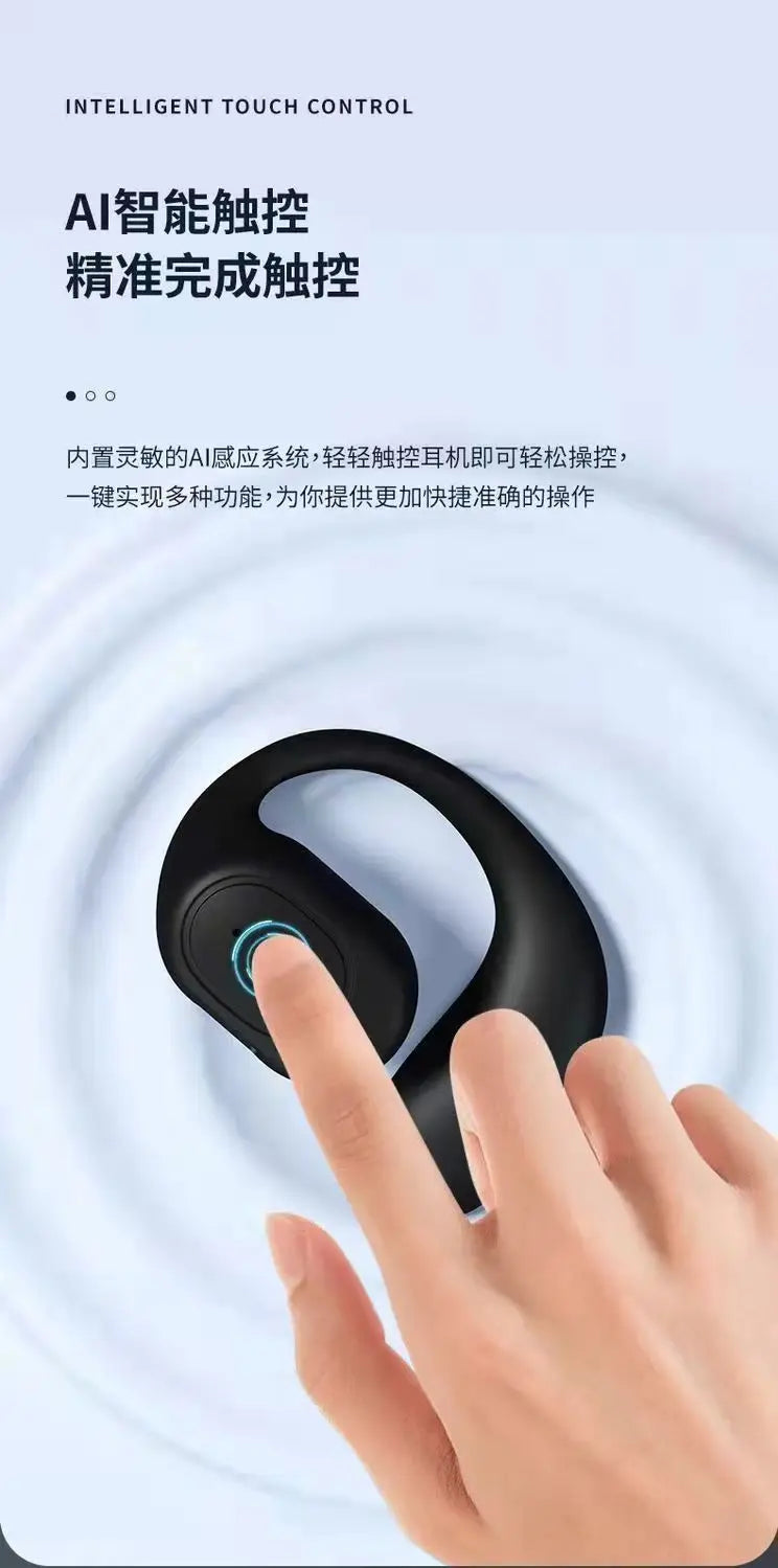 New Ear-hook Single Ear Buds Noise Cancelling Earphones for Running Comfortable Wireless Bluetooth Headset Dropshipping 2025