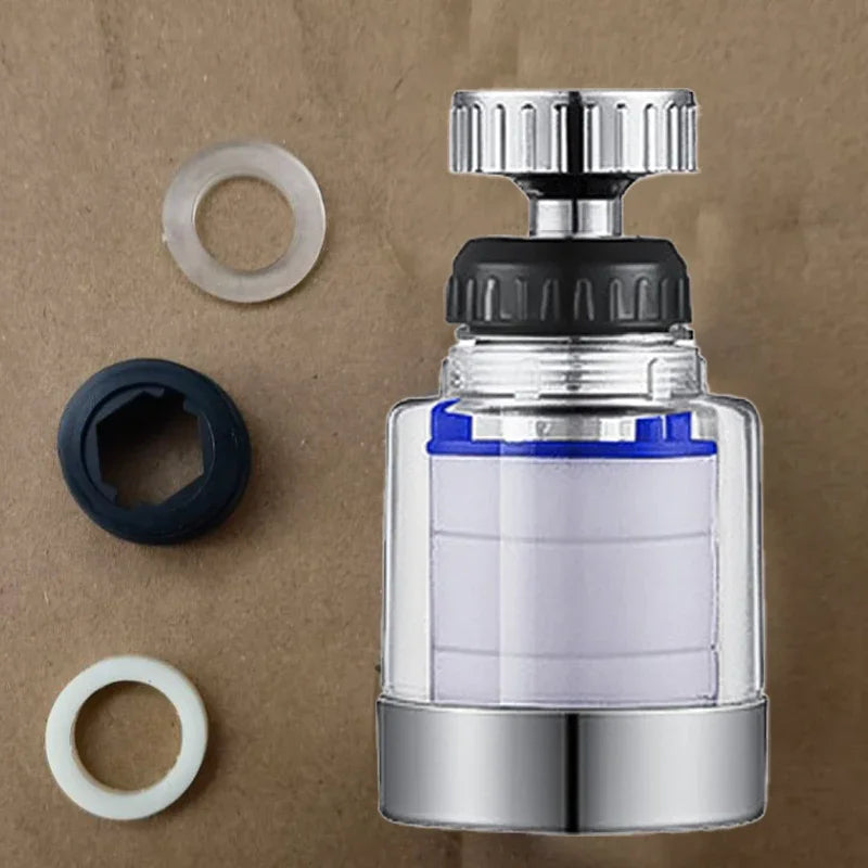 360 Rotating Water Purifier Filter Tap Universal For Kitchen Bathroom Shower Household Filter PP Cotton High Density