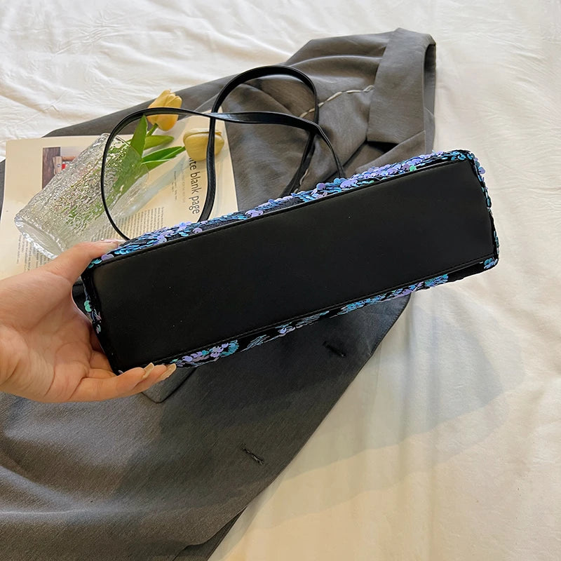 Fashion Paillette Evening Bag Women Glittering Clutch Purse Handbag Designer Luxury Wallets Party Female Shoulder Crossbody Bag