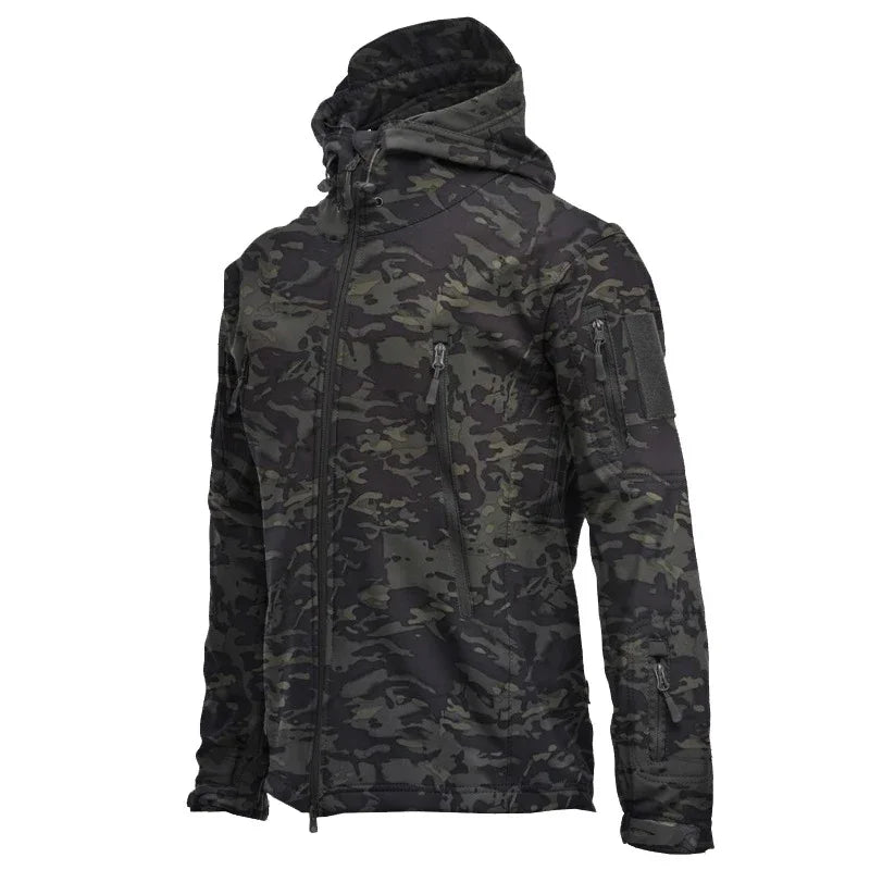 Hot Selling Military Waterproof Jacket Men's jacket Outdoor Soft Fleece Women's Windproof Breathable Thermal Hooded Suit Jackets