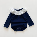 2023 Baby Girl Romper Long Sleeve Clothes Sweet Lace Newborn Baby Rompers For Girls Jumpsuit Spring Autumn Baby Boys Romper