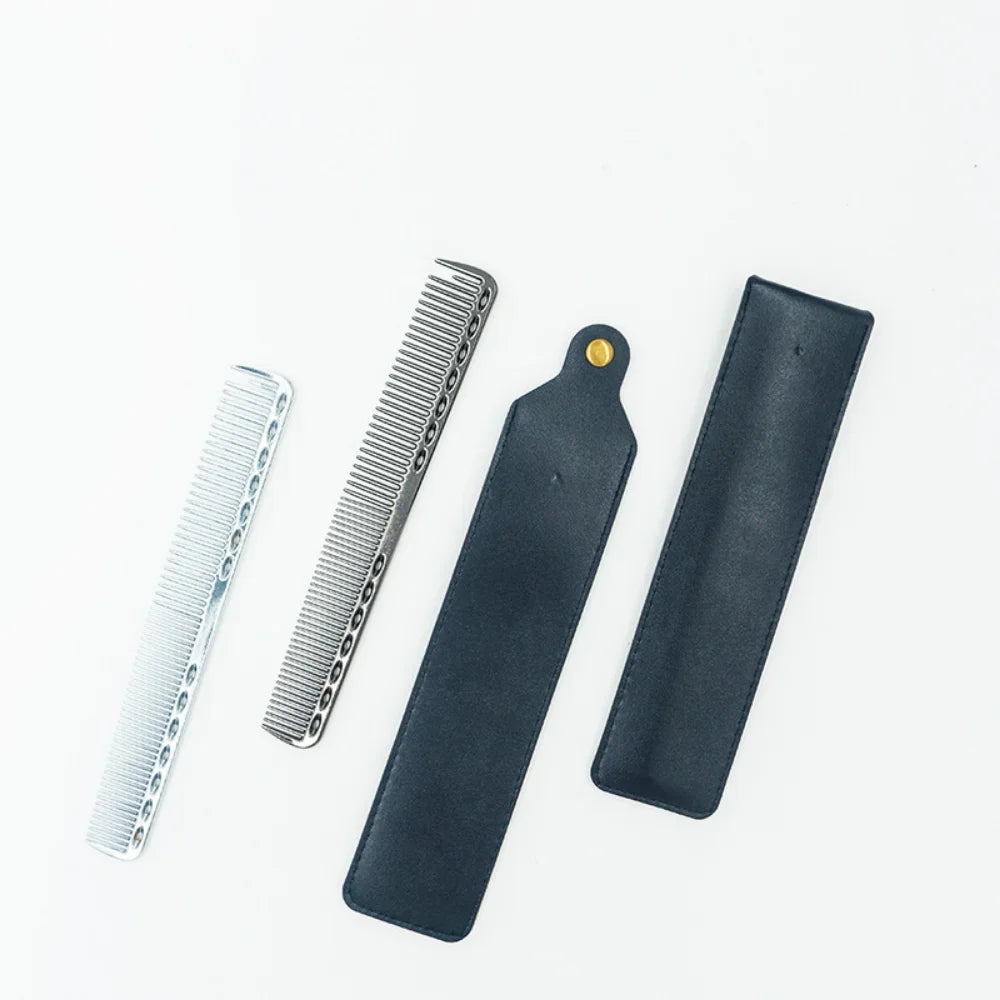 Space Aluminuml Hair Comb Pro Hairdressing Combs Расческа Для Волос Hair Cutting Dying Hair Brush Barber Tools Salon Accessaries