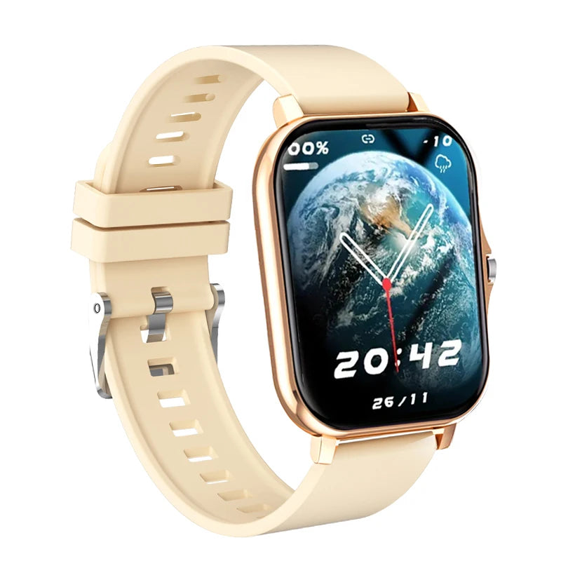 Smart Watch, Wireless Call/Dial, Multiple APP Reminders, Suitable for Men and Women, Sports Watch, Compatible with IPhone/Andrio
