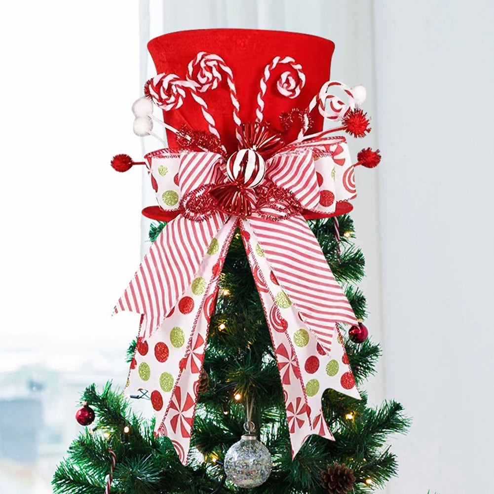 Christmas Celebration Red White Holiday Decoration Festive Accessory Great Holiday Centerpiece Versatile Usage For Holiday Table