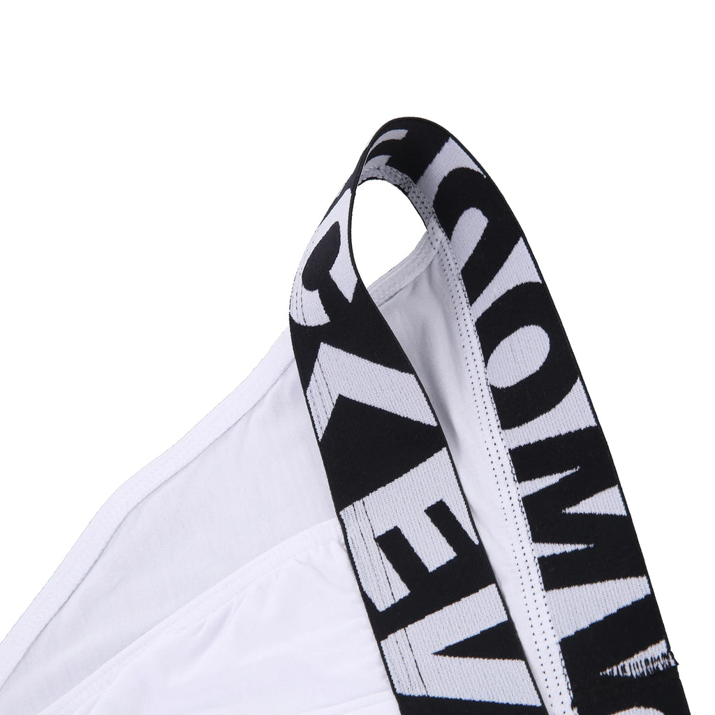 Men's Exercise Underwear Bulge Pouch Briefs Man Athletic  Fitness Gym Wear Bodybuilding Workout High-Cut Underpants