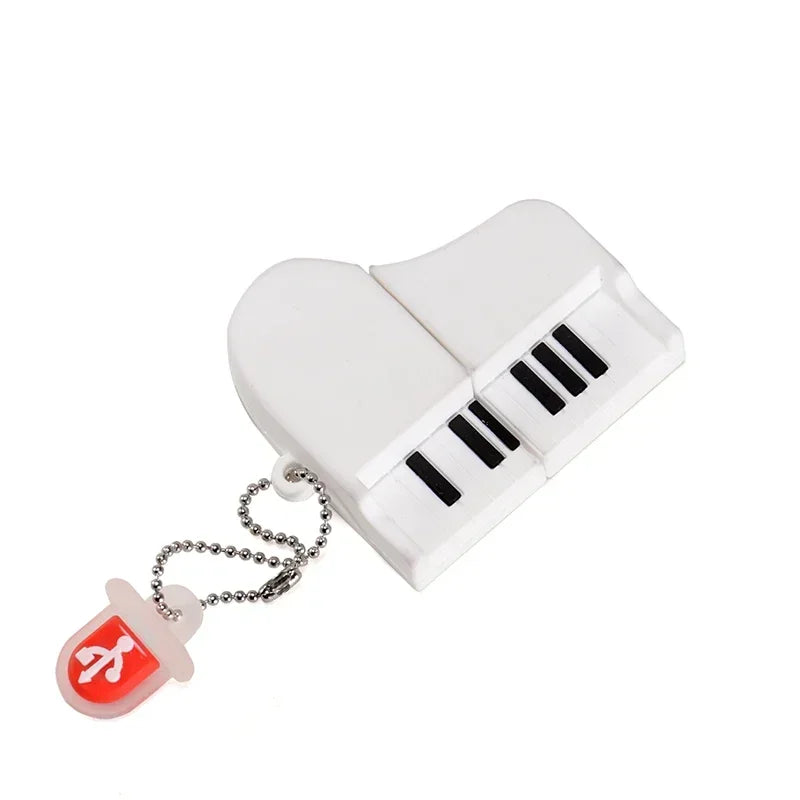 Cartoon Cle Usb Pendrive Guitar Piano Accordion USB Flash Drive  128GB 64GB 32GB 16GB 8GB 4GB USB 2.0 Memoria Stick Pen Drive