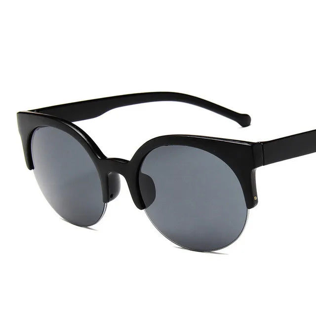 Cat Eye Women Sunglasses Oversized Sun Glasses Cat Eye Vintage Lens Mirror Female Eyewear Goggles for Women UV400 Gafas De Sol