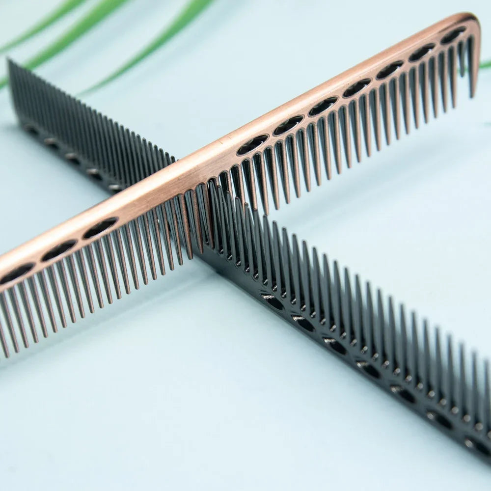 Space Aluminuml Hair Comb Pro Hairdressing Combs Расческа Для Волос Hair Cutting Dying Hair Brush Barber Tools Salon Accessaries