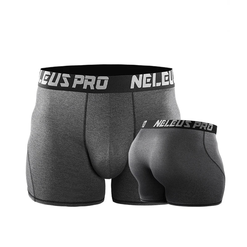 Men Compression Shorts Sport Gym Shorts Male Training Running Leggings Crossfit Tights Fitness Basketball Shorts Man Sportswear