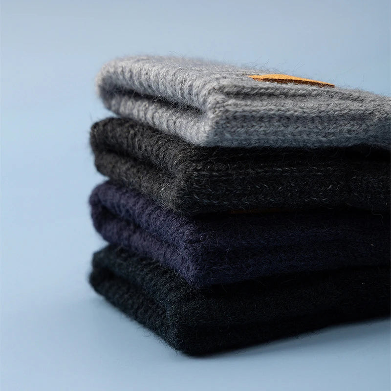 Fashion Winter Autumn Knitted gloves Warm Plush Fingerless gloves for men & Women outdoor sport touchscreen gloves