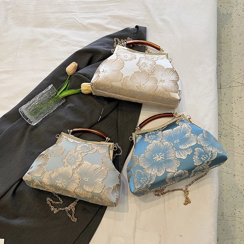 Women Party Dinner Bag Fashion Exquisite Ladies Dinner Bag Luxury Elegant Chain Simple Formal Gorgeous Crossbody Daily use Purse