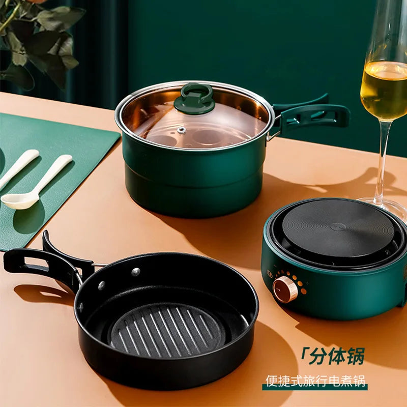 Electric Hot Pot Cooker Baby Porridge Multicooker Stew Heating Eggs Soup Pan Noodles Steamer Rice Cookers Cooking Pot EU Plug