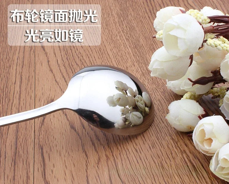 Stainless Steel Slotted Serving Spoons, Creative Male Spoon, Dinner Tableware, Skimming Tools, Kitchen Utensils, Self-Service, 2