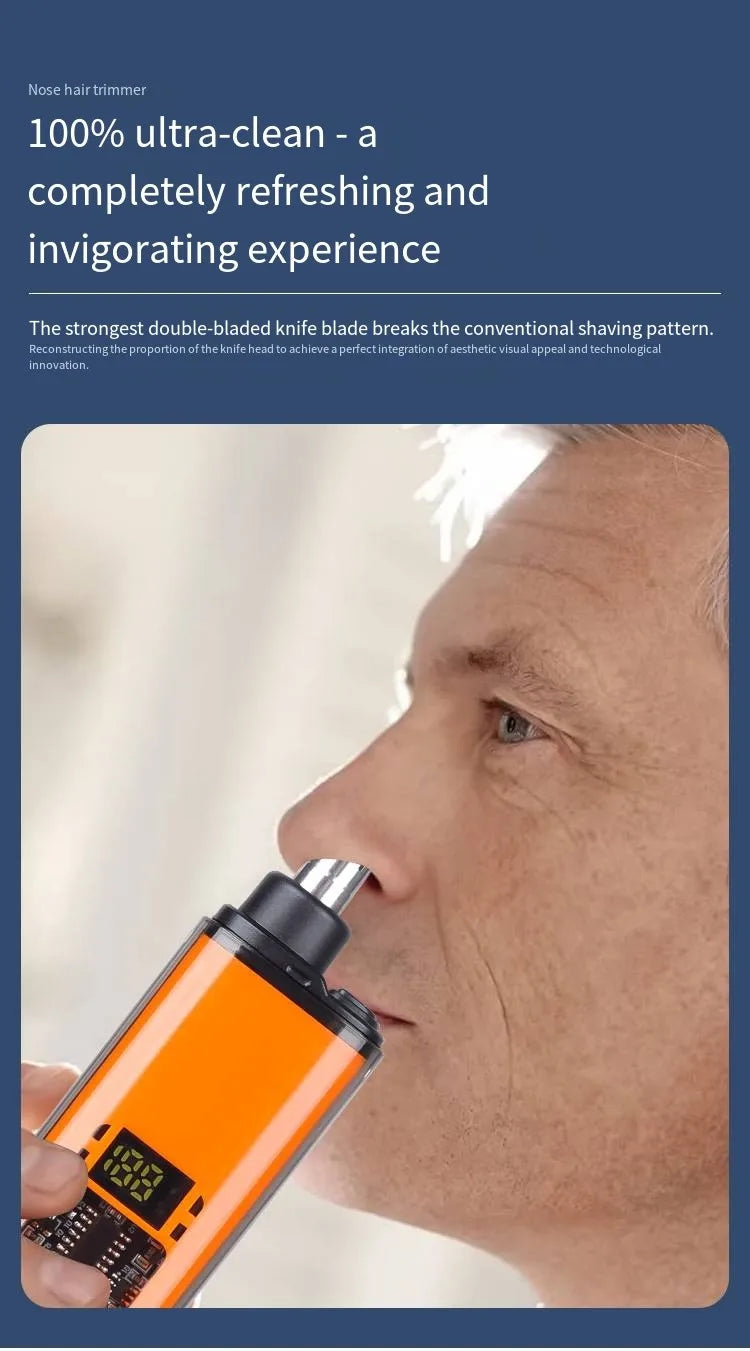 Nose Hair Trimmer Portable Mini Nose and Ear Hair Trimmer Portable Nose Trimmer Rechargeable Trimmer for Man