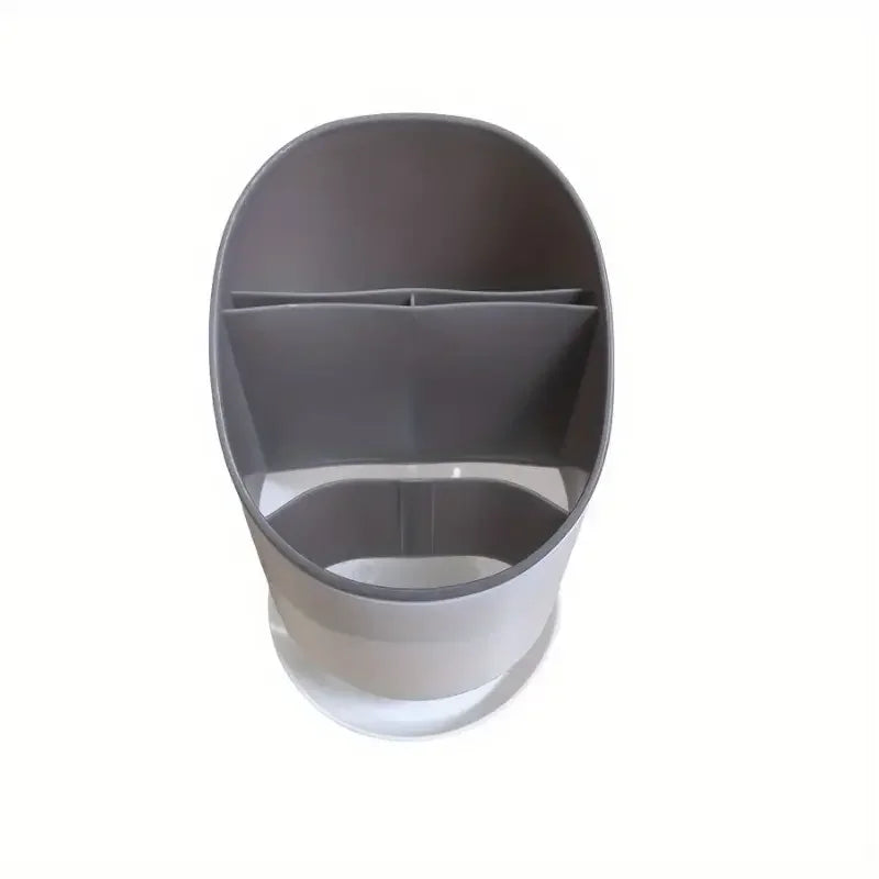 1PC Kitchen Storage Chopsticks Tube With Drain Plate Tableware Storage Holder Home Kitchen Organizer Rack Chopstick Drain Box