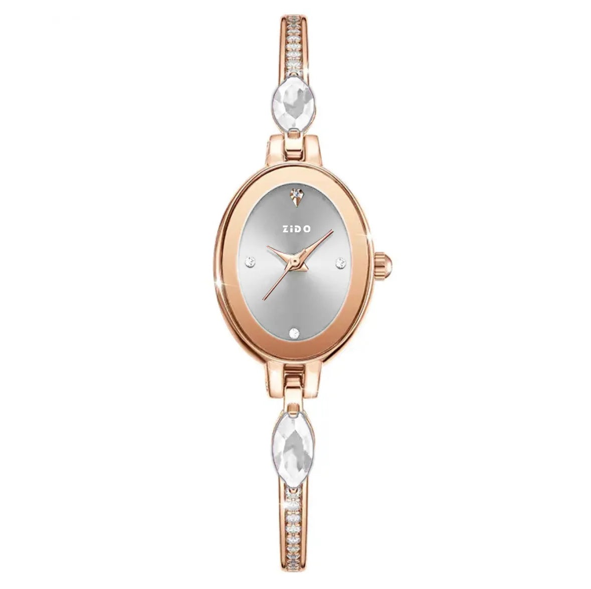 UTHAI L96 Women's Watch Brand Advanced Ladies Fashion Light Luxury Crystal Inlaid Diamond Waterproof Female Quartz Watches Clock