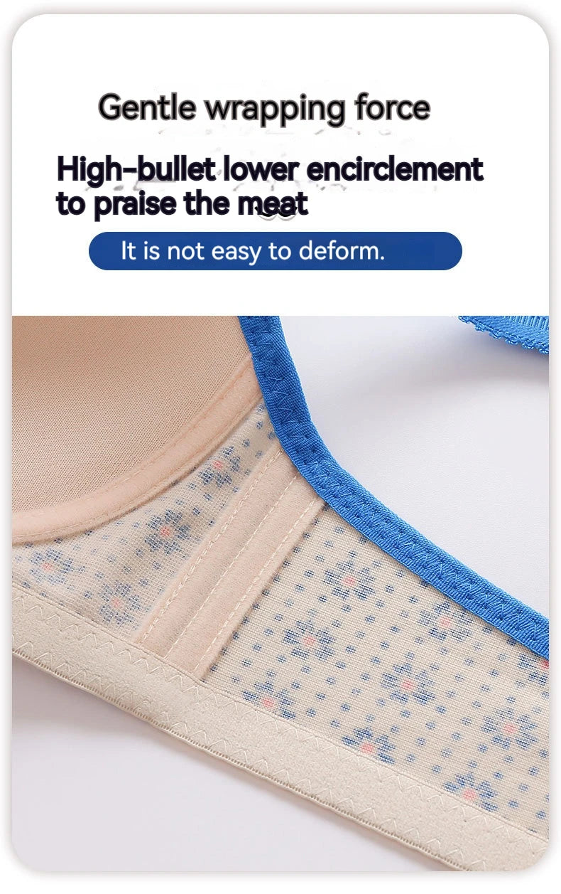 Comfortable & Stylish Nursing Bras for Pregnant Nursing Mothers New sexy printed Thin Bra Comfortable Wire-free Nursing Bra