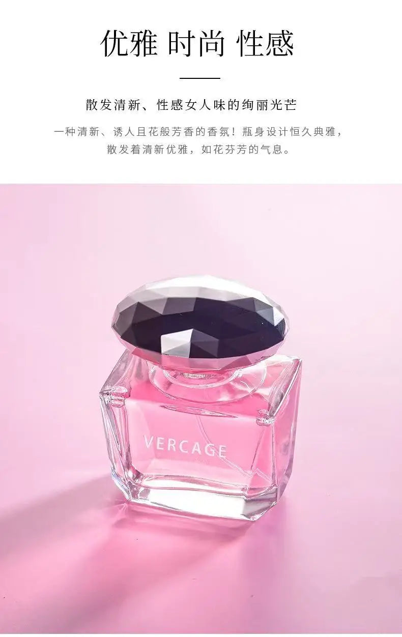 50ML Osmanthus Peony and Pomegranate Fragrance Perfume for Women Crystal Diamond Series Light and Elegant Scent Parfum