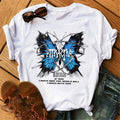 gothic Women's Butterfly Tree Print Harajuku T-Shirt Round Neck Top Short Sleeve Casual Summer Tee Shirt