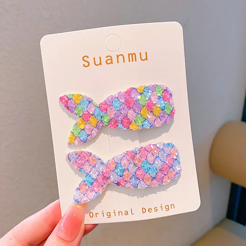 Kids Hair Clip Princess Hairpins Hair Ornament Cute Hair Accessories For Birthday Gift Party