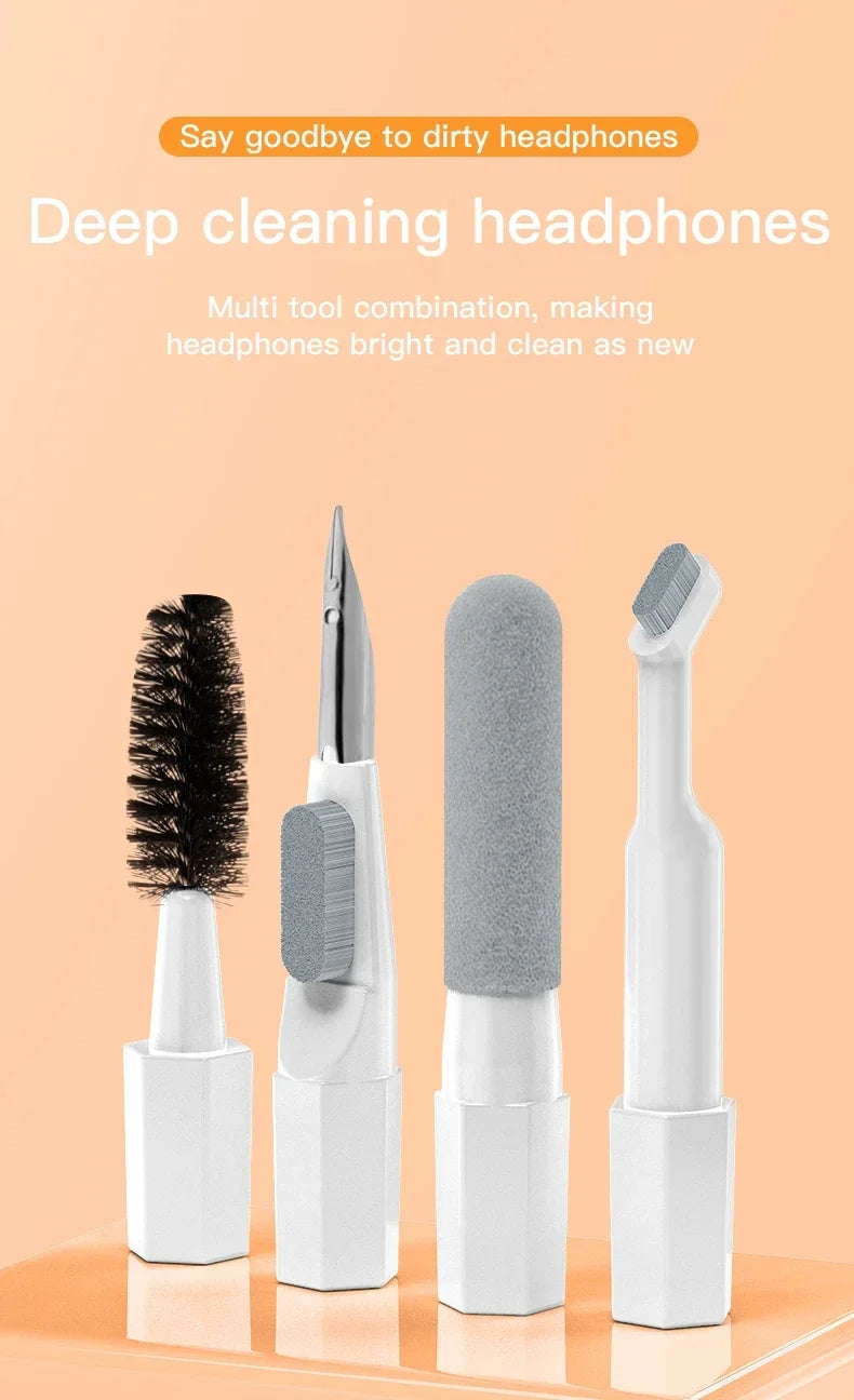 20-in-1 Cleaner Kit Computer Keyboard Brush Earphones Cleaning Pen Screen Cleaning Spray Bottle Cleaning Tools Keycap Puller Set