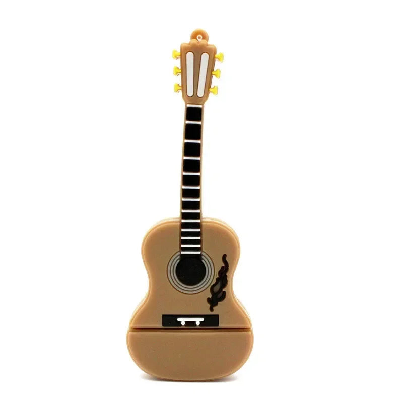 Cartoon Cle Usb Pendrive Guitar Piano Accordion USB Flash Drive  128GB 64GB 32GB 16GB 8GB 4GB USB 2.0 Memoria Stick Pen Drive