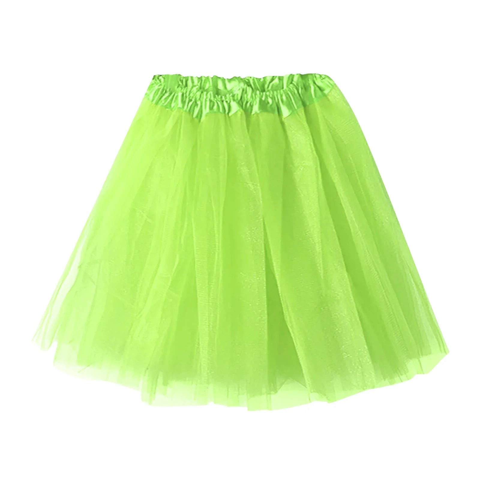 Black White Pleated Skirt Sexy Midi Tulle Skirt High Waist Full Lining Adult Tutu Korean Style Women Jupe Femme Faldas