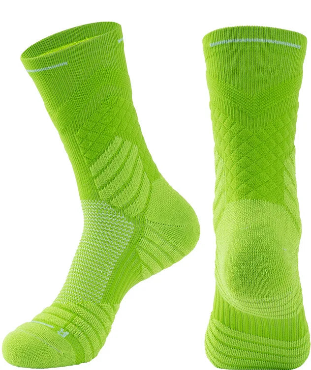 Men Sports Sock Women Breathable Compression Crossborder Supply Running Riding Cycling Knee Basketball Biking Hockey Soccer W101