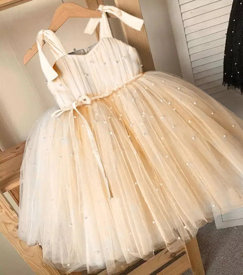 12M Baby Girl Princess Dress Infant One Year Birthday Outfits Toddler Girl Flower Bow Evening Party Tutu Gown Kids Gala Clothes
