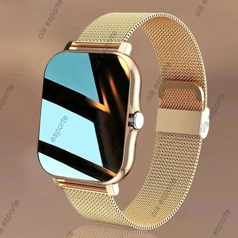 2024 Smart Watch For Men Women Gift Full Touch Screen Sports Fitness Watches Bluetooth Calls Digital Smartwatch Wristwatch