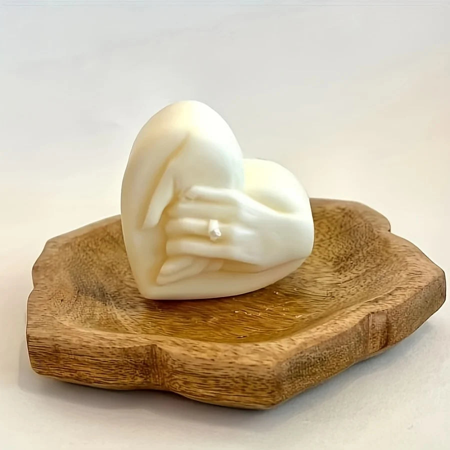 3D Heart-Shaped Silicone Candle Molds - Perfect for DIY Proposal, Valentine's Day, Aromatherapy Wax, Homemade Soap