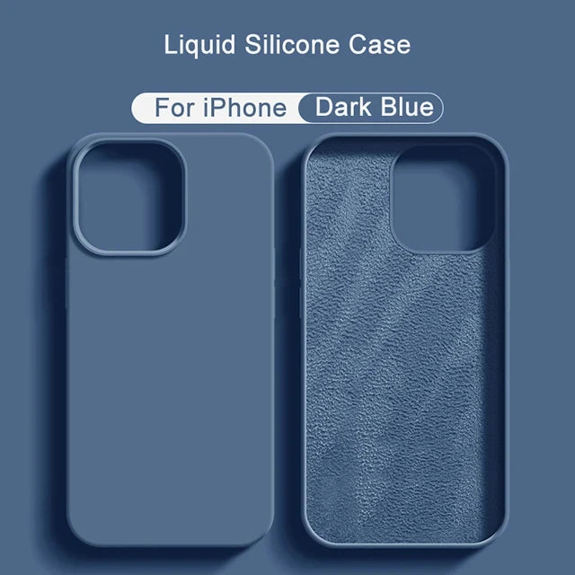 Liquid Silicone iPhone Case – Soft Touch Shockproof Protective Cover