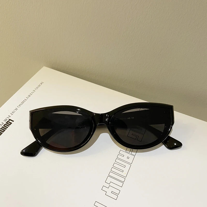 New Arrival Cat Eye Sunglasses Women Oval Glasses Vintage Brand Elliptic Square Sun Glasses for Female Shades Female Eyewear