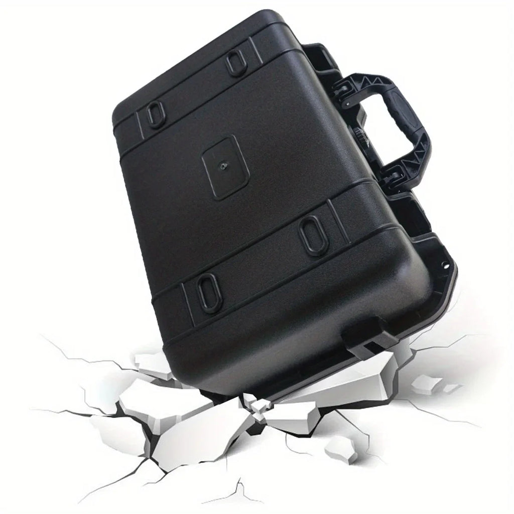 1pc Waterproof Hard Carry Case Bag Tool Case With Pre-cut Sponge Storage Box Safety Protector Organizer Hardware Toolbox