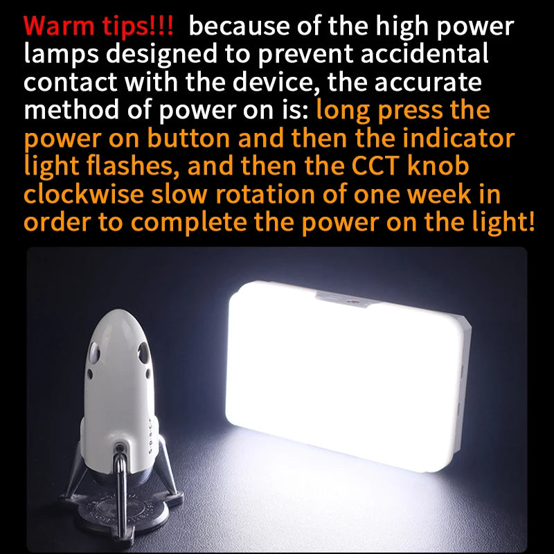 Video light 40W portable camera light CRI 95+ 2500-9000K LED panel digital photography lighting device used for YouTube