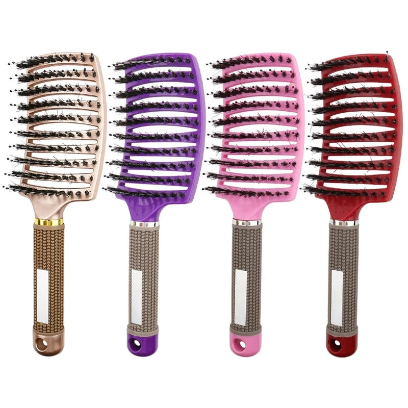 Professional Salon Hairdressing Comb Scalp MassageCombs Wet Curly Detangle Hair Brush for Barber Styling Tools
