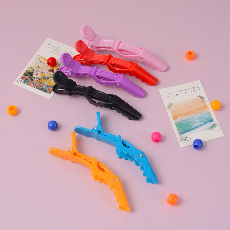 5-30Pieces Crocodile clip Plastic Anti-Slip Hair Clip Black/Pink/White Durable Hairpin Hair Styling Accessories Unisex