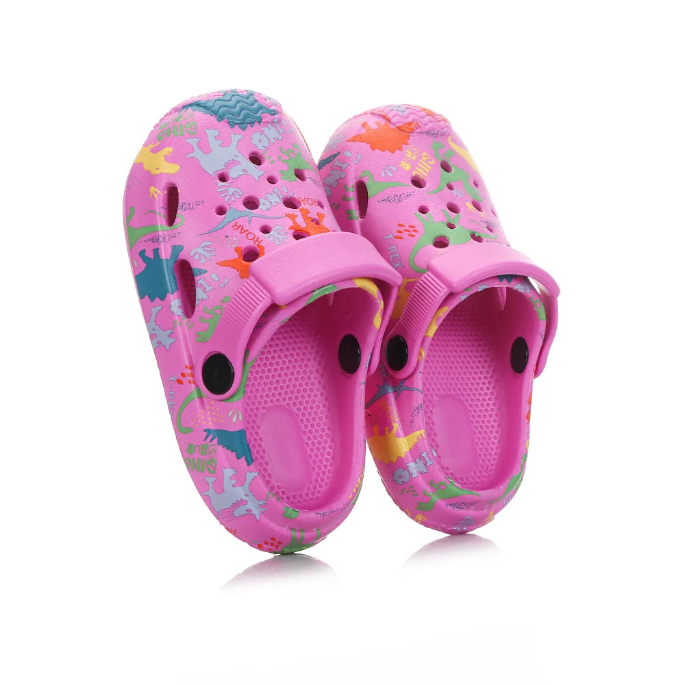 Boy Girls Sandals Cartoon Printed Shoe Toddler Shoes Soft Sole Slippers Kids Breathbale Summer Beach Shoe Toddler Shoes