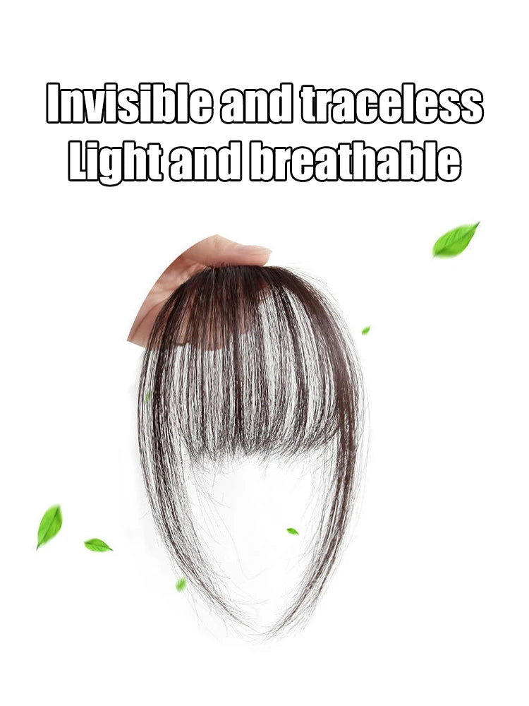 Air Bangs Wig Summer Light And Thin Fake Bangs Natural Forehead Invisible And Traceless Bangs Wig Piece