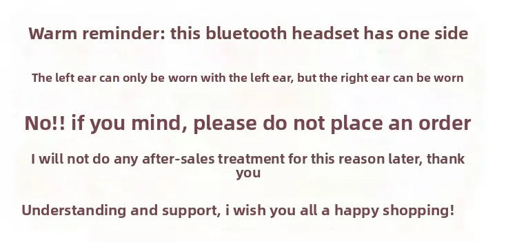 New Ear-hook Single Ear Buds Noise Cancelling Earphones for Running Comfortable Wireless Bluetooth Headset Dropshipping 2025